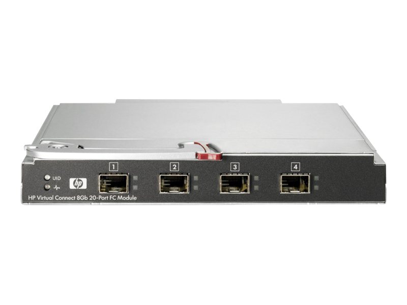 HPE Virtual Connect 8Gb 20-Port Fibre Channel Module - Switch - 20 x 8Gb Fibre Channel - Plugin-Modul - fr BLc3000 Enclosure; B