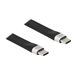 Delock - USB-Kabel - USB-C (M) zu USB-C (M) - USB 3.2 Gen 2 - 3 A - 13.5 cm