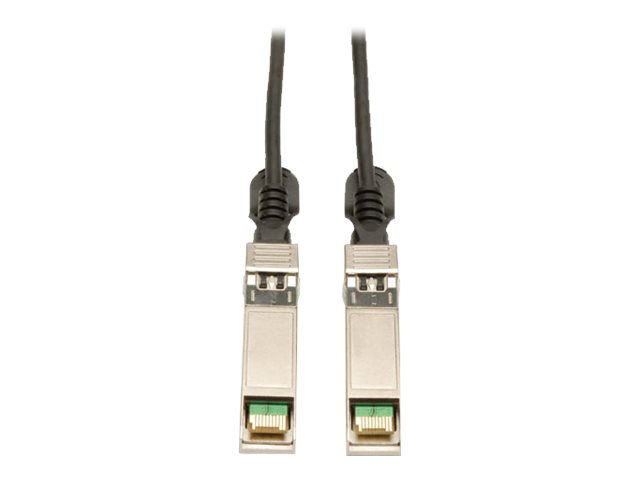 Eaton Tripp Lite Series SFP+ 10GBASE-CU Passive Twinax Copper Cable, SFP-H10GB-CU50CM Compatible, Black, 20-in. (50.8 cm) - Dire