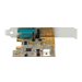 StarTech.com PCI Express Serial Card, PCIe to RS232 (DB9) Serial Interface Card, PC Serial Card with 16C1050 UART, Standard or L