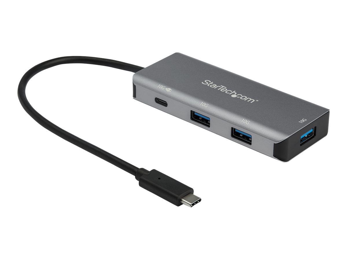 StarTech.com HB31C3A1CPD3 4-Port  USB-C-Hub (mit Stromversorgung, 10 Gbit/s, 3 x USB-A- und 1x 25 cm USB-C Anschlusskabel) - Hub
