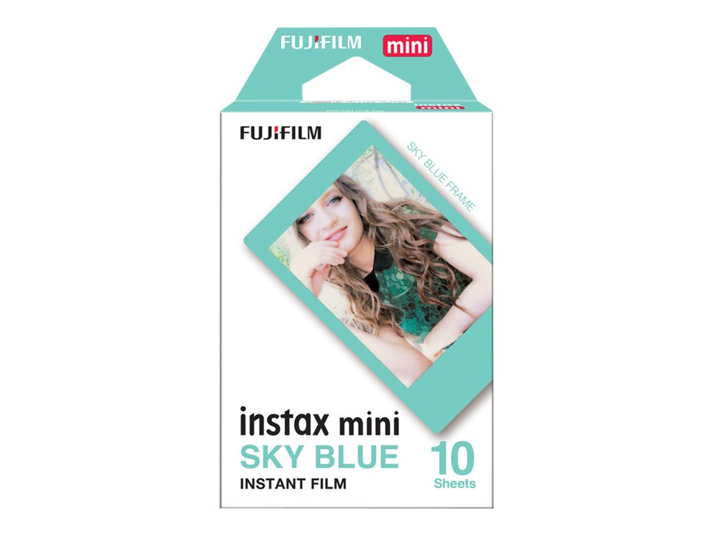 Fujifilm Instax Mini Sky Blue - Instant-Farbfilm - ISO 800 - 10 Belichtungen