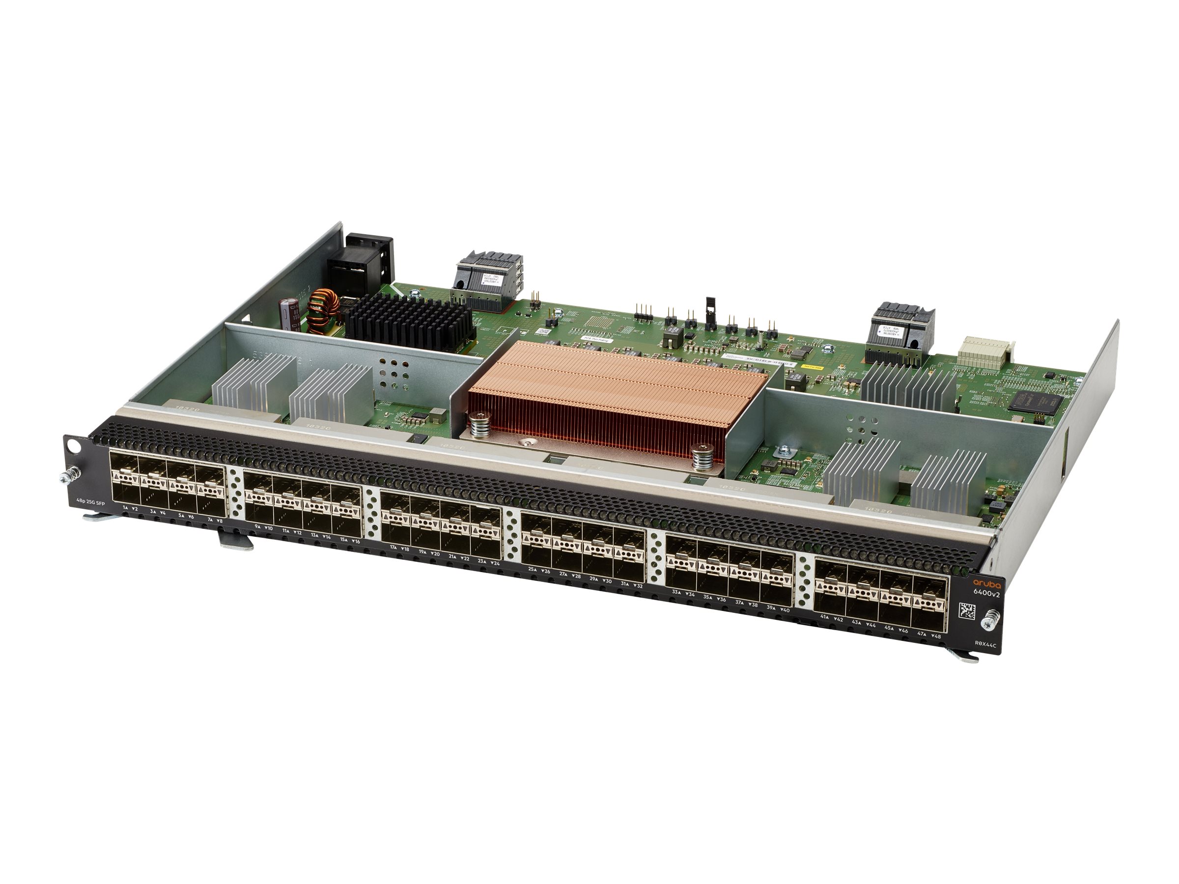 HPE Aruba 6400 v2 Extended Tables Module - Erweiterungsmodul - Gigabit Ethernet / 10Gb Ethernet / 25Gb Ethernet SFP28 x 48 - fr
