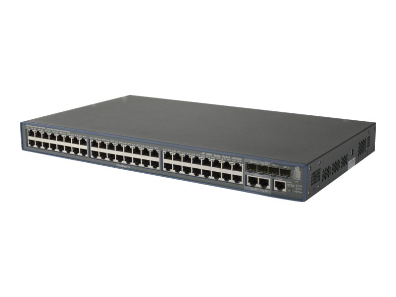 HPE 3600-48 v2 EI - Switch - L4 - managed - 48 x 10/100 + 4 x Gigabit SFP + 2 x Shared 10/100/1000 - an Rack montierbar