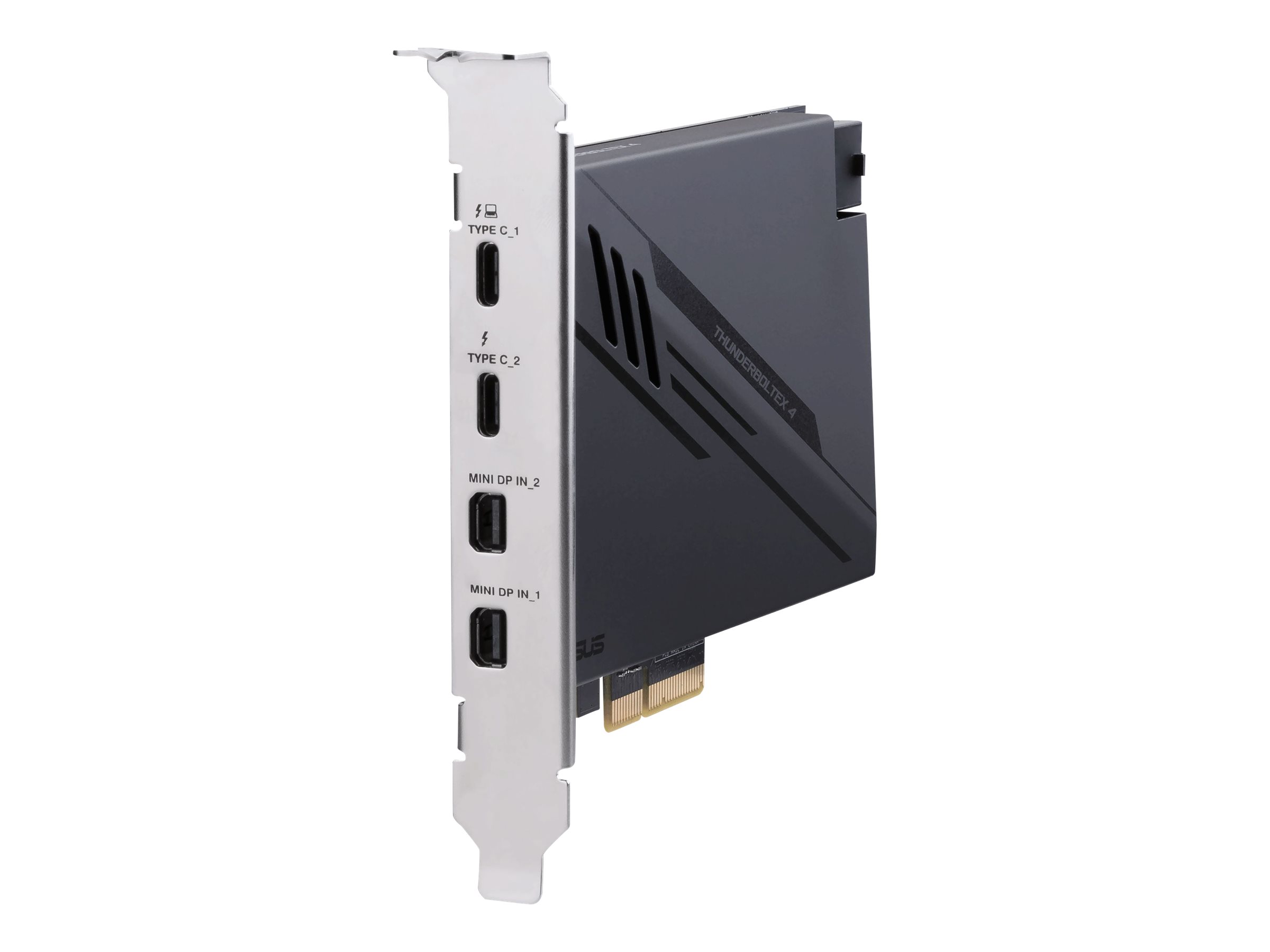 ASUS ThunderboltEX 4 - Thunderbolt-Adapter - PCIe 3.0 x4 - Thunderbolt 4 x 2 - Schwarz