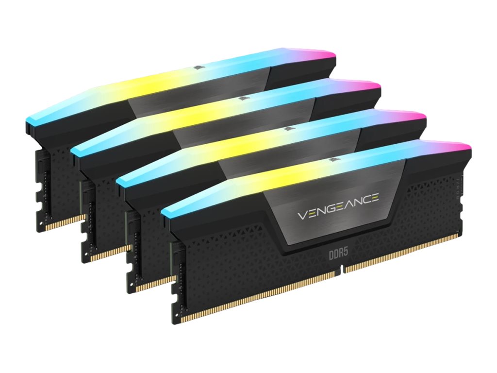 CORSAIR Vengeance RGB - DDR5 - Kit - 64 GB: 4 x 16 GB - DIMM 288-PIN - 6600 MHz / PC5-52800