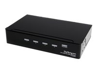 StarTech.com 4 Port High-Speed-HDMI Video Splitter und Signalverstrker - 3 x HDMI Stecker - 1920x1200 1080p - Video-Verteiler -