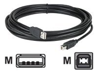 NetBotz USB Latching Cable - USB-Kabel - USB Typ B (M) zu USB (M) - 5 m - Plenum
