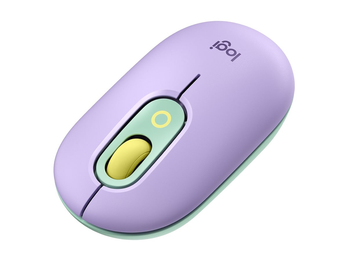Logitech POP - Maus - anpassbarer Emoji - optisch - 4 Tasten - kabellos