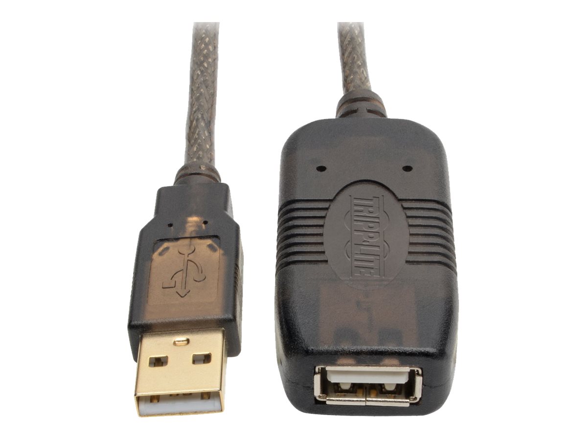 Tripp Lite USB 2.0 Hi-Speed Active Extension Repeater Cable - USB-Verlngerungskabel - USB (M) zu USB (W) - USB 2.0 - 7.62 m - a
