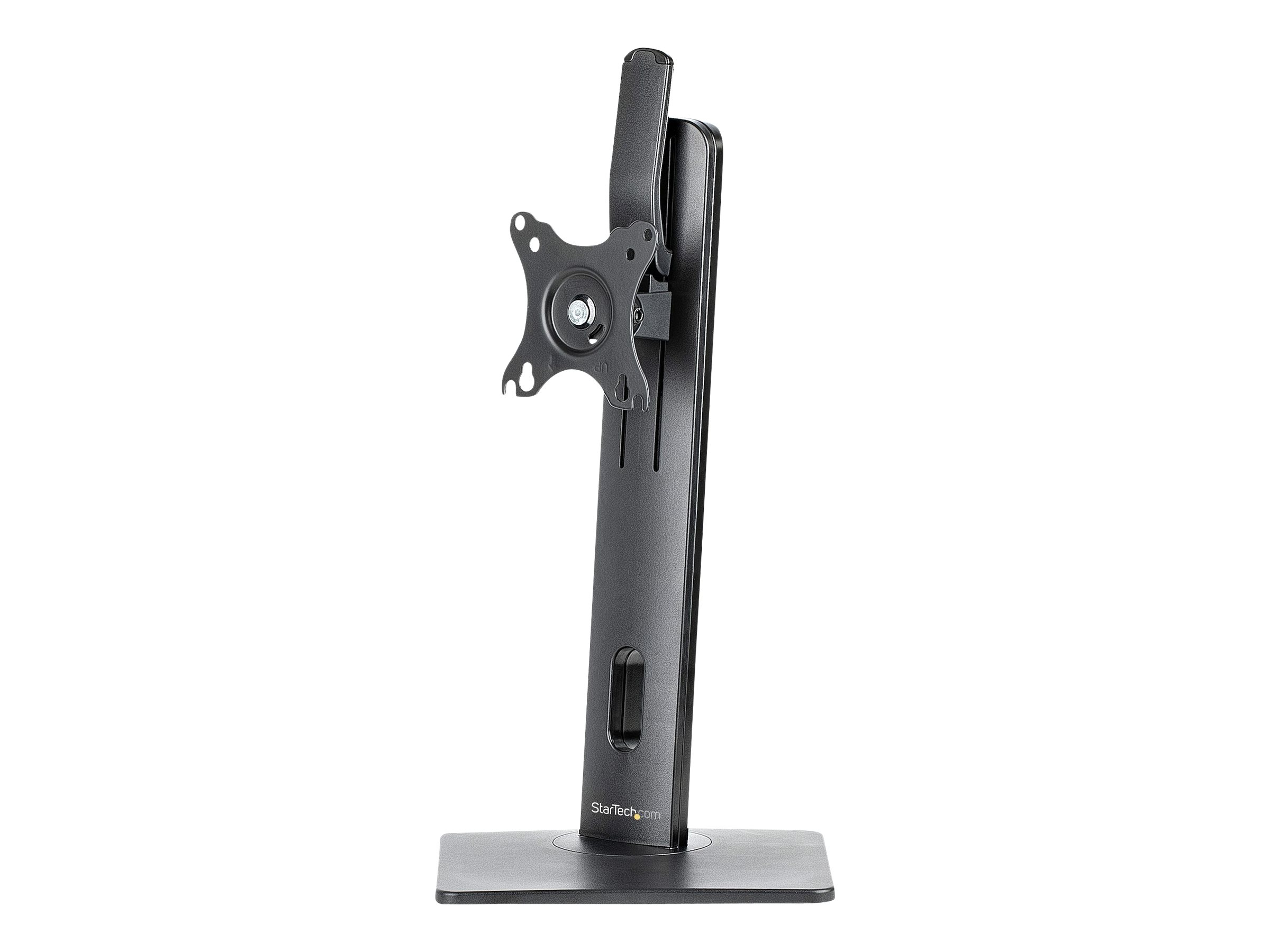 StarTech.com Free Standing Single Monitor Mount, Height Adjustable Monitor Stand, For VESA Mount Displays up to 32