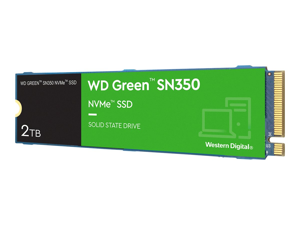 WD Green SN350 NVMe SSD WDS200T3G0C - SSD - 2 TB - intern - M.2 2280 - PCIe 3.0 x4 (NVMe)