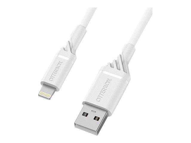 OtterBox Standard - Lightning-Kabel - Lightning männlich zu USB männlich - 2 m - Cloud Dream White - für Apple iPad/iPhone/iPod 