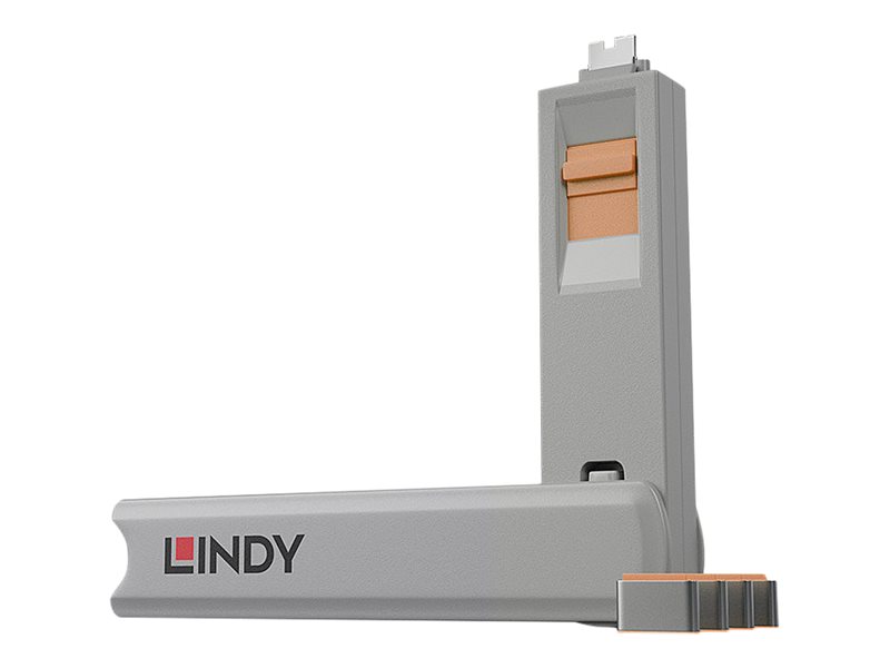 Lindy - Schloss fr USB-C-Port - orange
