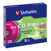 Verbatim DataLifePlus Hi-Speed - 5 x CD-RW - 700 MB (80 Min) 8x - 12x - Slim Jewel Case