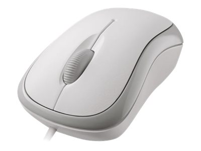 Microsoft Ready Mouse - Maus - rechts- und linkshändig - optisch - 3 Tasten - kabelgebunden