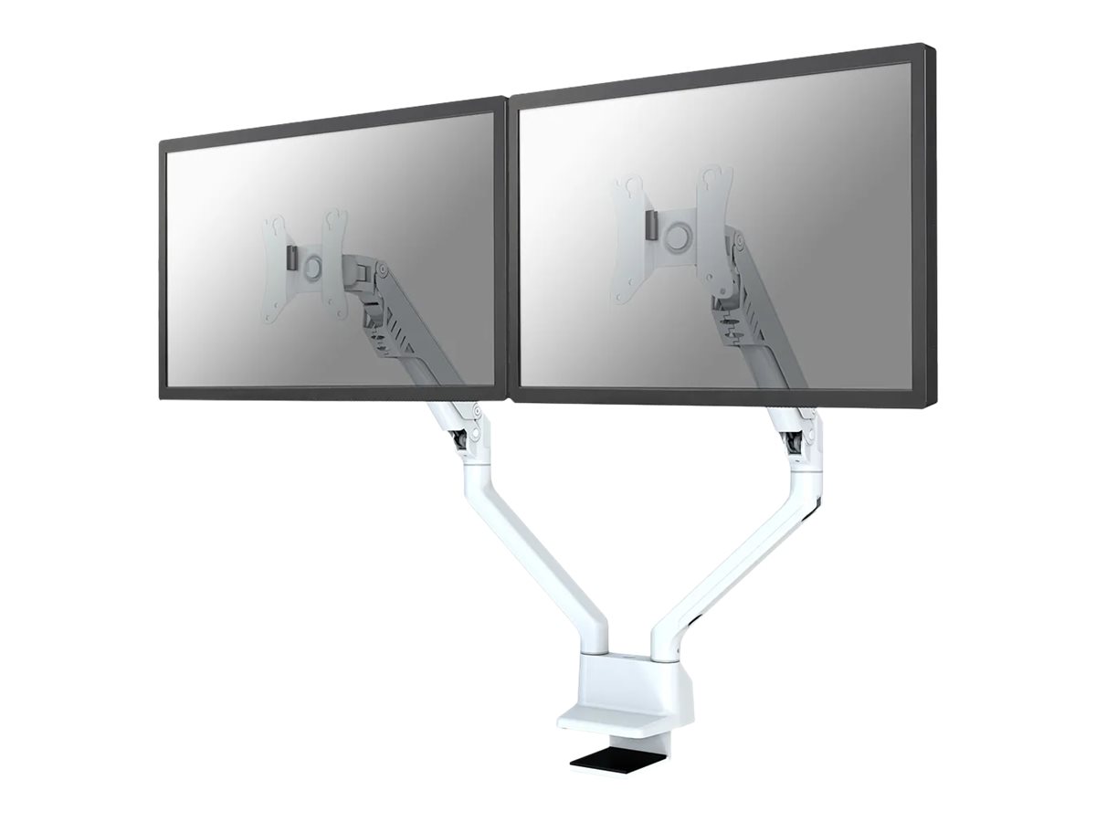 Neomounts FPMA-D750DWHITE2 - Befestigungskit (Tischmontage) - Voll beweglich - fr 2 LCD-Displays - weiss - Bildschirmgrsse: 25