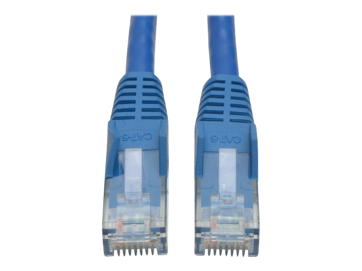 Eaton Tripp Lite Series Cat6 Gigabit Snagless Molded (UTP) Ethernet Cable (RJ45 M/M), PoE, Blue, 35 ft. (10.67 m) - Patch-Kabel 