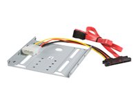 StarTech.com Adapter Bracket fr 2,5 (6.4cm) auf 3,5 (8,9cm) HDD - SATA / SSD Festplatten Einbaurahmen fr 3.5 Zoll Schacht - La