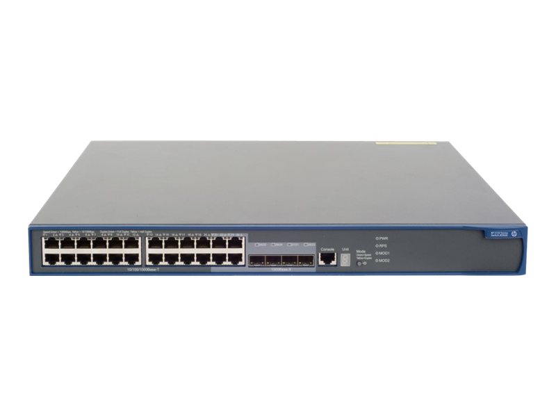 [Wiederaufbereitet] HPE 5120-24G EI Switch with 2 Interface Slots - Switch - L4 - managed - 24 x 10/100/1000 + 4 x Shared SFP - 