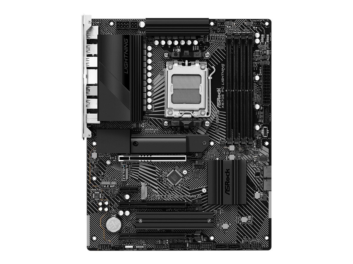 ASRock X670E PG Lightning - Motherboard - ATX - Socket AM5 - AMD X670E Chipsatz - USB 3.2 Gen 1, USB 3.2 Gen 2, USB-C 3.2 Gen 2x