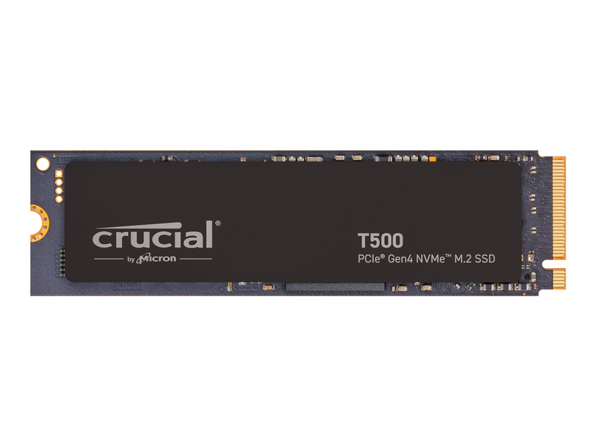 Crucial T500 - SSD - 1 TB - intern - PCIe 4.0 (NVMe) - integrierter Khlkrper