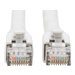 Eaton Tripp Lite Series Cat8 25G/40G Certified Snagless Shielded S/FTP Ethernet Cable (RJ45 M/M), PoE, White, 15 ft. (4.57 m) - 