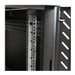 StarTech.com RK1236BKF Serverschrank (12HE, 73,7 cm tief, bis max. 800 Kg belastbar, mit Rollen, Tr mit Fenster und Schloss) - 