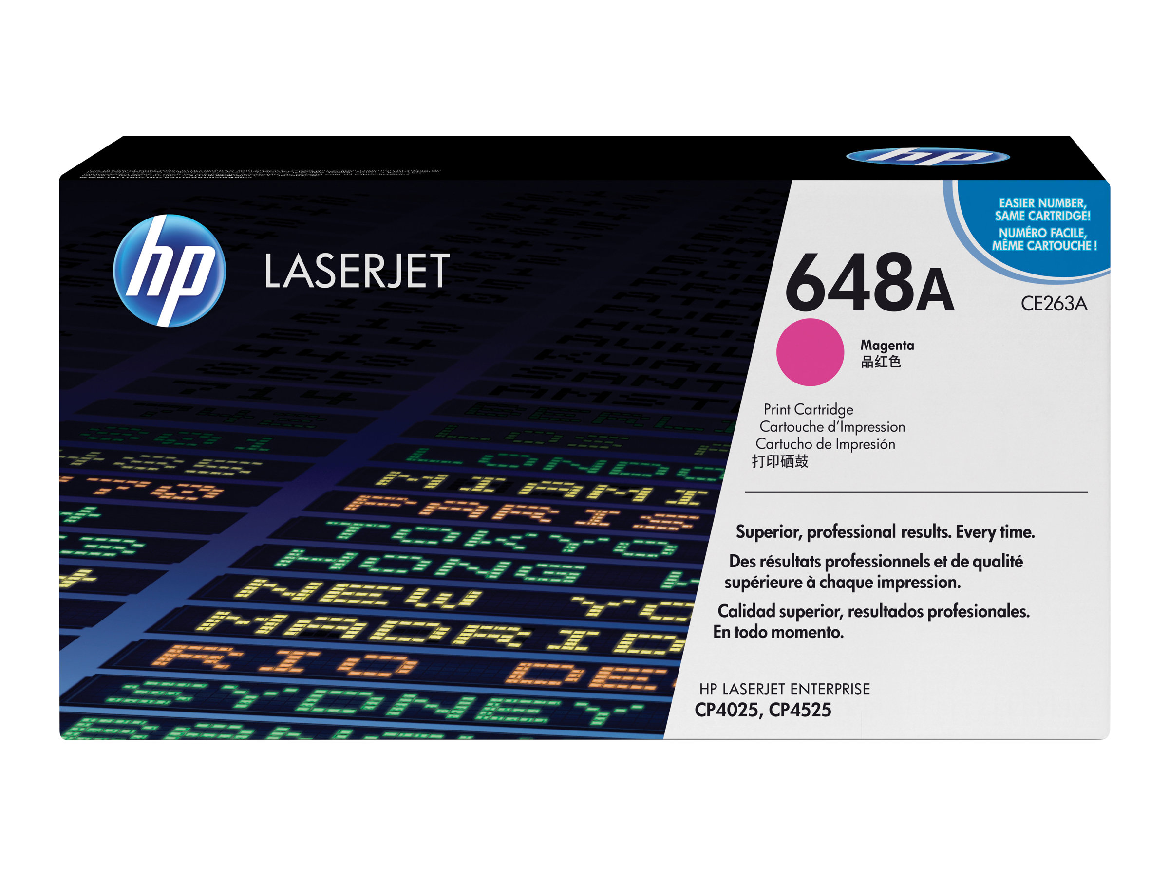 HP 648A - Magenta - Original - LaserJet - Tonerpatrone (CE263A) - fr Color LaserJet Enterprise CP4025dn, CP4025n, CP4525dn, CP4