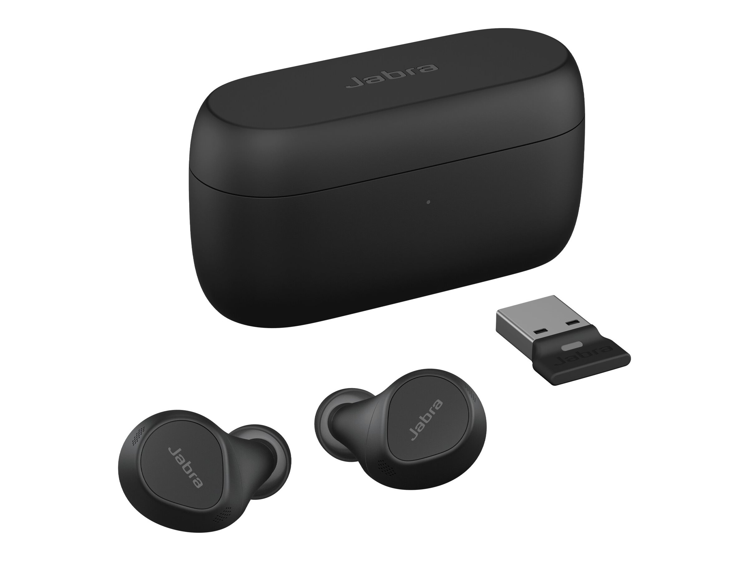 Jabra Evolve2 Buds UC - True Wireless-Kopfhrer mit Mikrofon - im Ohr - Bluetooth - aktive Rauschunterdrckung - Adapter USB-A v