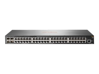 HPE Aruba 2540 48G PoE+ 4SFP+ - Switch - managed - 48 x 10/100/1000 (PoE+) + 4 x 10 Gigabit Ethernet / 1 Gigabit Ethernet SFP+ -