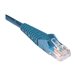 Eaton Tripp Lite Series Cat5e 350 MHz Snagless Molded (UTP) Ethernet Cable (RJ45 M/M), PoE - Blue, 6 ft. (1.83 m) - Patch-Kabel 