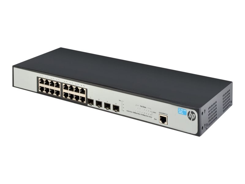 HPE 1920-16G - Switch - L3 - managed - 16 x 10/100/1000 + 4 x Gigabit SFP - an Rack montierbar