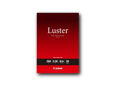 Canon Photo Paper Pro Luster LU-101 - Glanz - 260 Mikron - A3 plus (329 x 423 mm) - 260 g/m - 20 Blatt Fotopapier