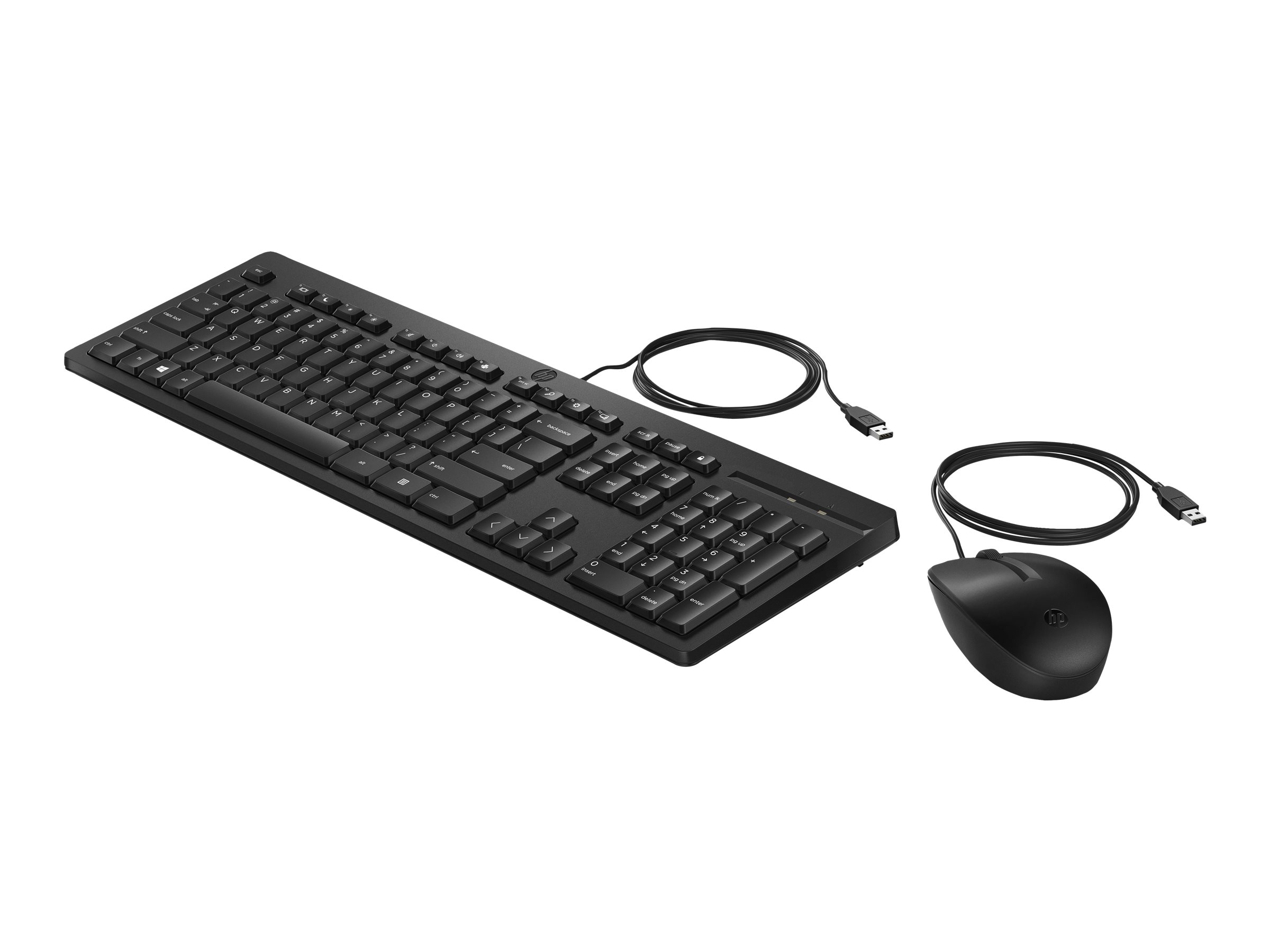 HP 225 - Tastatur-und-Maus-Set - USB - Schwarz - fr HP 34; Elite Mobile Thin Client mt645 G7; Laptop 15; Pro Mobile Thin Client