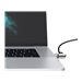 Compulocks Ledge Lock Adapter for MacBook Pro TB and Keyed Cable Lock - Sicherheitsschlossadapter - Silber - mit Kabelschloss mi