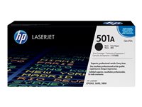 HP 501A - Schwarz - Original - LaserJet - Tonerpatrone (Q6470A) - fr Color LaserJet 3600, 3800, CP3505