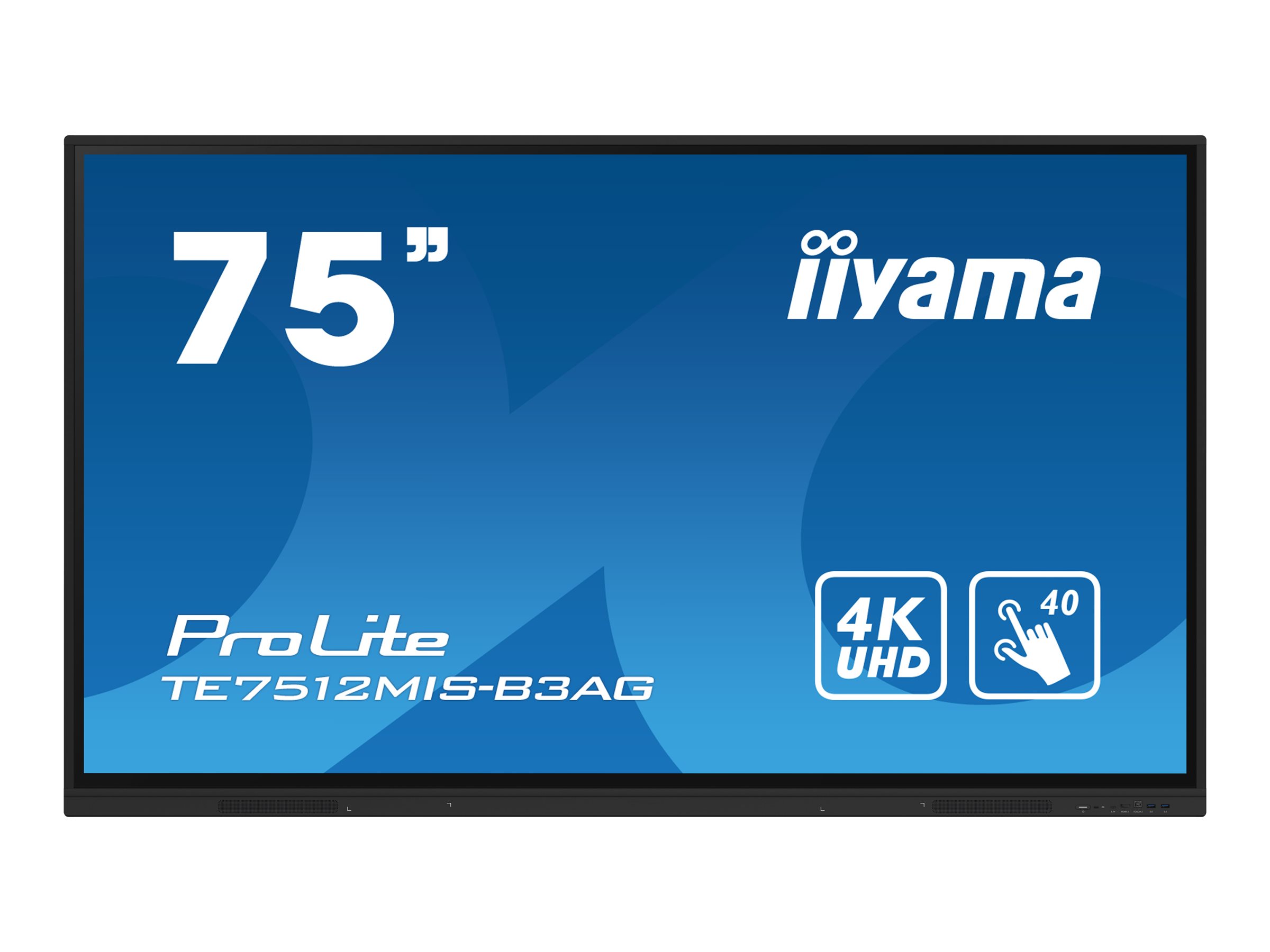 iiyama ProLite TE7512MIS-B3AG - 190 cm (75