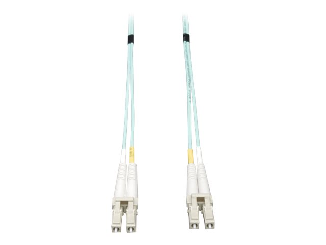 Eaton Tripp Lite Series 10Gb Duplex Multimode 50/125 OM3 LSZH Fiber Patch Cable, (LC/LC) - Aqua, 25M (82 ft.) - Patch-Kabel - LC