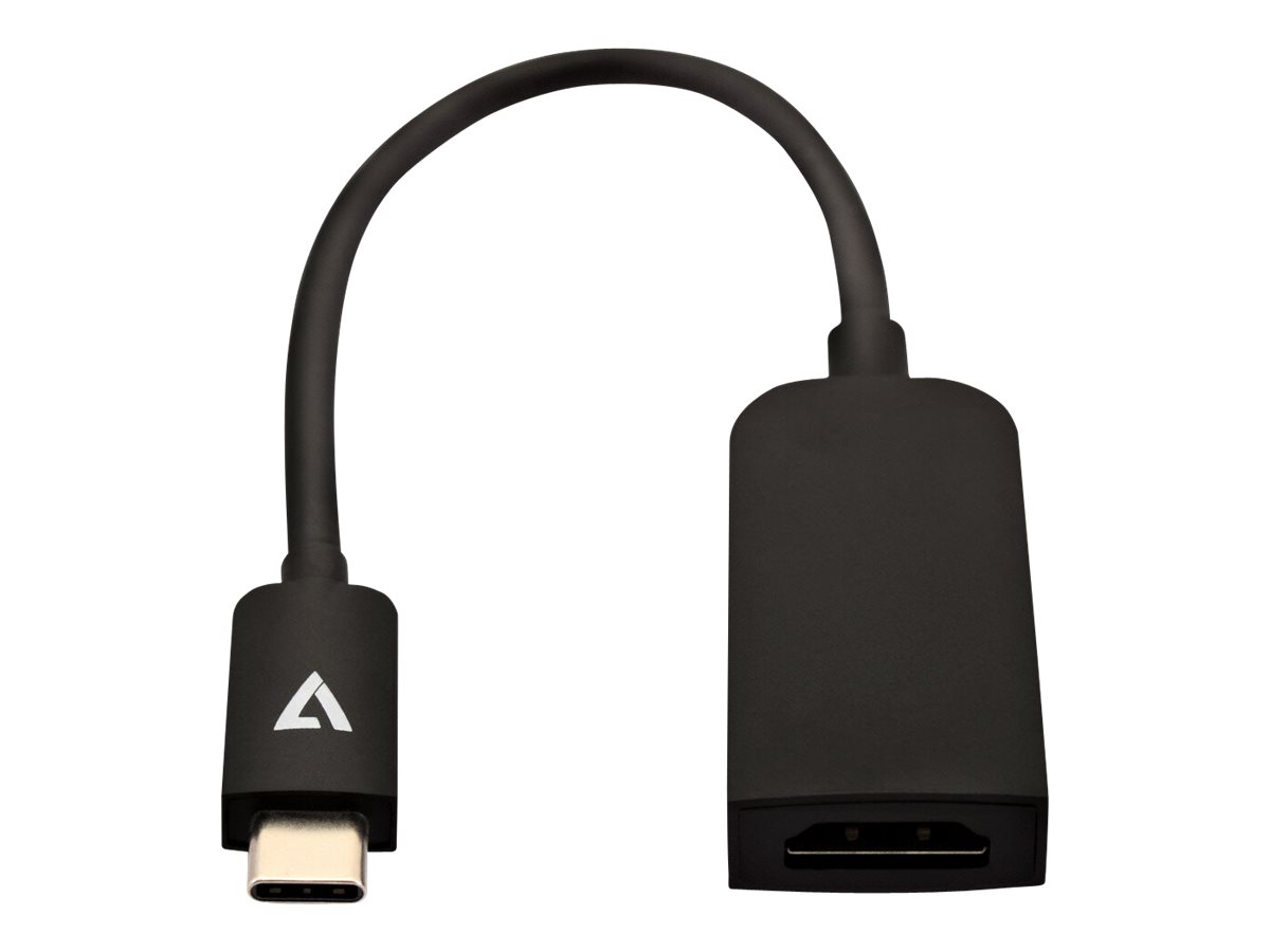 V7 - Externer Videoadapter - USB-C - HDMI - Schwarz