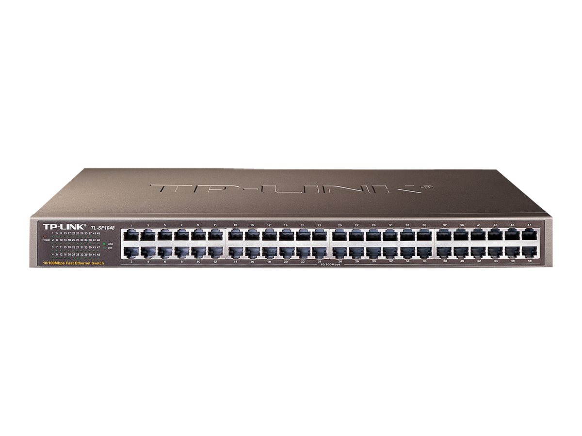 TP-Link TL-SF1048 - Switch - 48 x 10/100 - an Rack montierbar