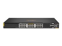HPE Aruba 6300M 24-port SFP+ and 4-port SFP56 Switch - Switch - L3 - managed - 24 x 100/1000/2.5G/5G/10GBase-T (4PPoE) + 2 x 10 