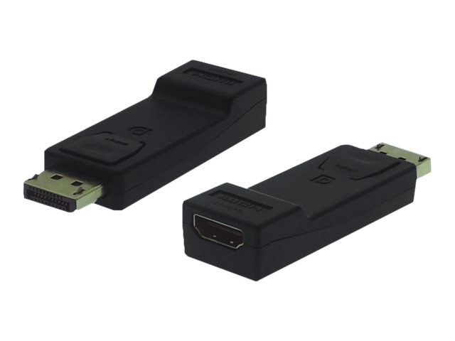 M-CAB - Videoadapter - DisplayPort mnnlich zu HDMI weiblich - Schwarz - 1080p-Untersttzung