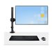 StarTech.com Laptop Desk Mount, Monitor and Laptop Mount for Desk, Displays 34in (8kg/17.6lb) & Laptops (4.5kg/9.9lbs), Adjustab