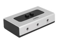 DeLock Switch Stereo Jack 3.5 mm - Audio-Switch - 2 x Audio - Desktop