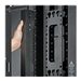 Tripp Lite 45U Rack Enclosure Server Cabinet Vertical Cable Management Bars - Stange Rack-Kabelaufbewahrung - Schwarz - 45U