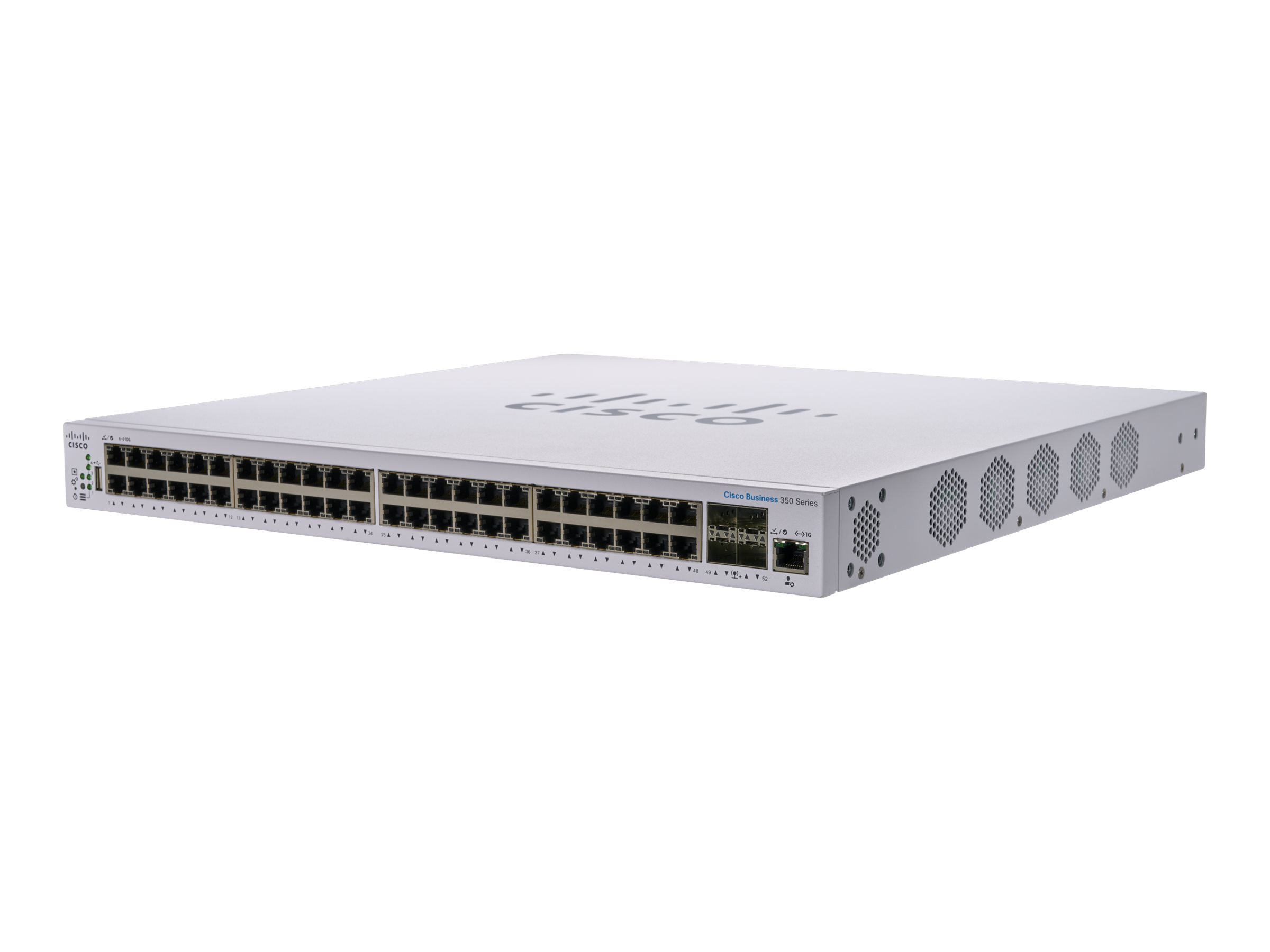 Cisco Business 350 Series CBS350-48XT-4X - Switch - L3 - managed - 48 x 10GBase-T + 4 x 10 Gigabit SFP+ - an Rack montierbar