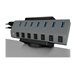 ICY BOX IB-MSA106-HH - Befestigungskit (Spannbefestigung fr Tisch, Halter, Kissen) - fr USB-Hub - Kunststoff, Metall, Silikon 