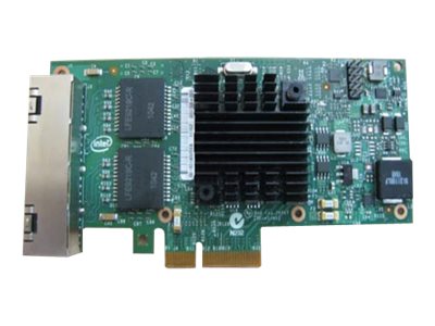Intel I350 QP - Netzwerkadapter - PCIe - Gigabit Ethernet x 4 - fr PowerEdge C6220, R220, R320, R420, R820, R920, T130, T320, T