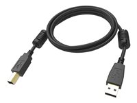 Vision Professional - USB-Kabel - USB (M) zu USB Typ B (M) - USB 2.0 - 1 m - Schwarz